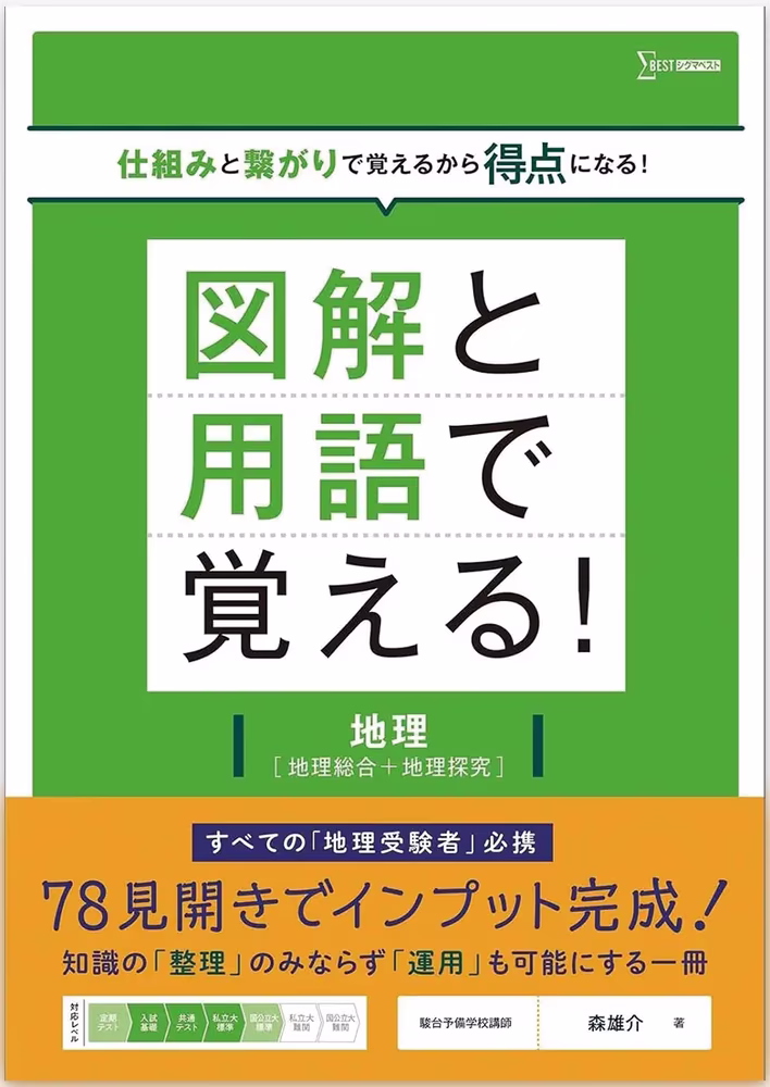 図解と用語で覚える！ 地理 ［地理総合＋地理探究］
