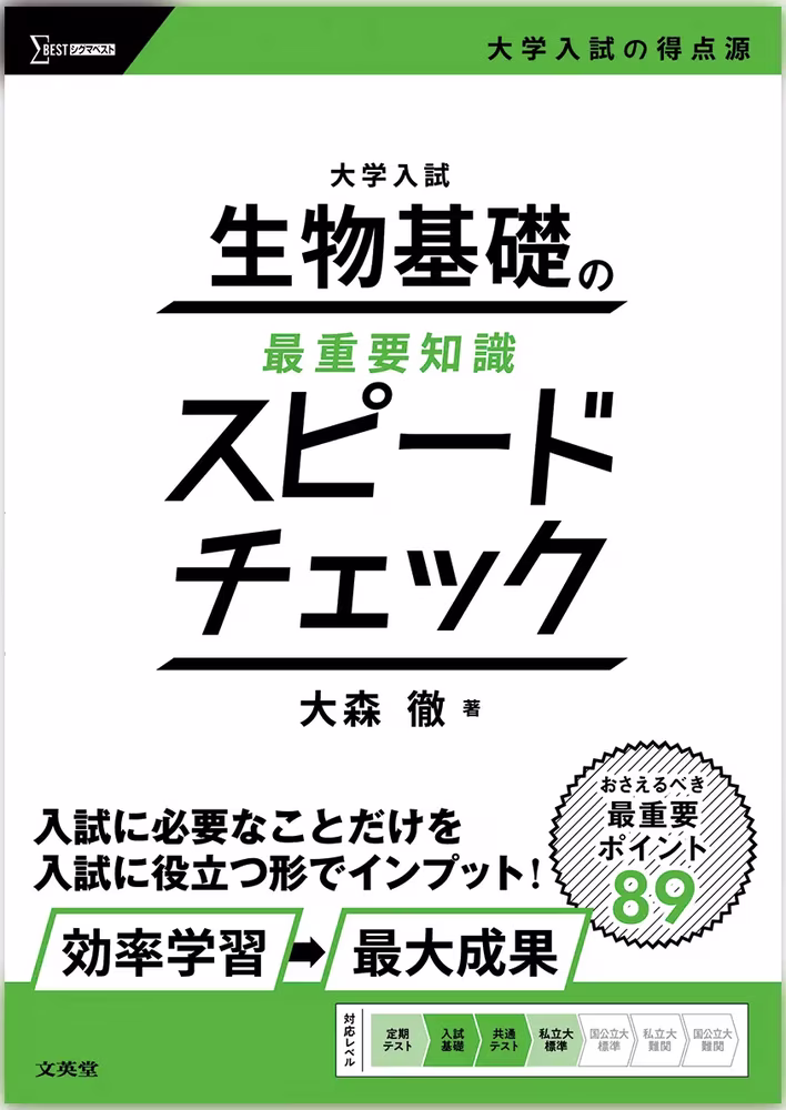 大学入試 生物基礎の最重要知識スピードチェック